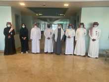 A delegation from the Department of Investment and Privatization at the Ministry of Education and the Ministry of Sports visits the university